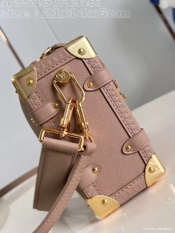 Official oldcobbler PM-21*14*6CM Trunk VUITTON Side LOUIS 0606